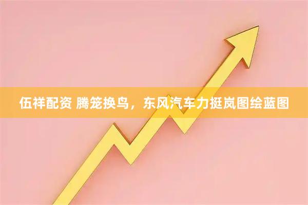 伍祥配资 腾笼换鸟，东风汽车力挺岚图绘蓝图