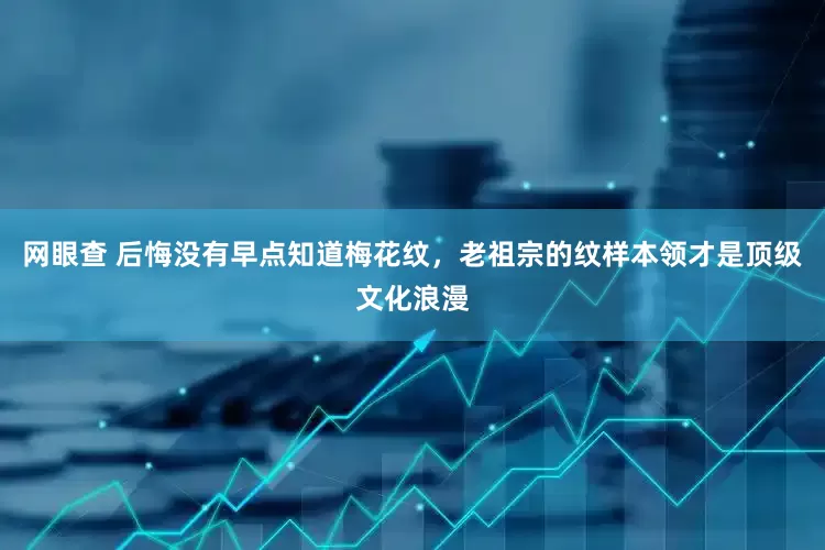 网眼查 后悔没有早点知道梅花纹，老祖宗的纹样本领才是顶级文化浪漫
